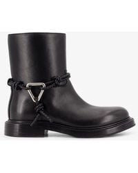 Bottega Veneta - James Leather Ankle Boots - Lyst