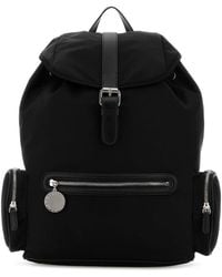 Stella McCartney - Black Canvas Dartmoor Backpack - Lyst