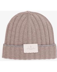 Brunello Cucinelli - Beanie Cashmere Hat - Lyst