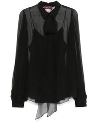 Gucci - Silk Chiffon Shirt - Lyst