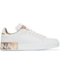 Dolce & Gabbana - Sneakers Portofino Calfskin - Lyst