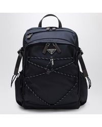 Prada - Renylon And Leather Speedrock Backpack - Lyst