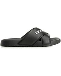 Balenciaga - “Slide Sporty Pool” Slippers - Lyst