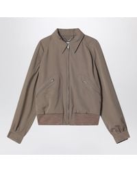 Maison Margiela - Virgin Wool Zip-Up Jacket - Lyst