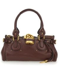 Chloé - Chloã 'Paddington' Shoulder Bag With Oversized Padlock And C-Shaped Buckles - Lyst