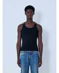 Jean Paul Gaultier 'The Piercing' Tank Top in Blue for Men | Lyst