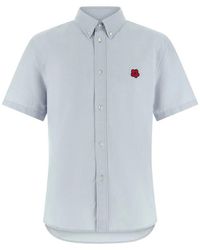 KENZO - Oxford Cotton Shirt - Lyst
