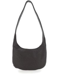 Bottega Veneta - Crossbody Bag With Top Zip Closure And Intrecciato Motif - Lyst