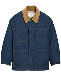Ami Paris - Worker Denim Jacket - Lyst
