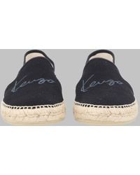 KENZO - Espadrilles Cotton Shoe - Lyst