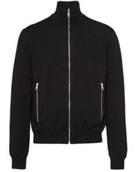 Prada - Reversible Wool And Re-Nylon Jacket - Lyst