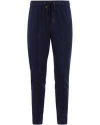 Peserico - Technical Cotton Jogger Trousers - Lyst