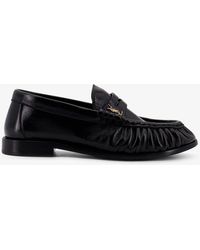 Saint Laurent - Le Loafer 15 Moc Leather Loafers - Lyst