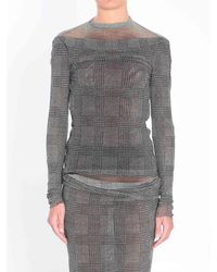Jean Paul Gaultier - Body Shadow And Prince Of Wales Top - Lyst