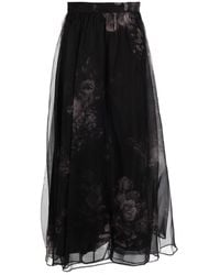 Zimmermann - Hypnotic Maxi Skirt Silk - Lyst