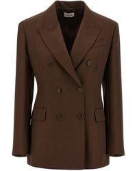 P.A.R.O.S.H. - P. A.R. O.S. H. Viscose Blazer - Lyst