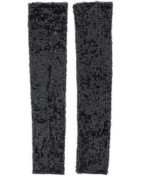 P.A.R.O.S.H. - Gloves With All-Over Applied Sequins - Lyst