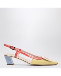 Roger Vivier - Multicolour Patent Leather Slingback - Lyst