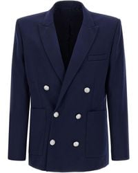 Balmain - Grain De Poudre Blazer - Lyst
