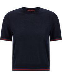 Gucci - Cashmere And Silk Top - Lyst