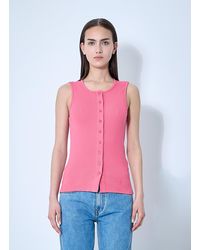JW Anderson - Jw Anderson Button-Down Tank Top - Lyst