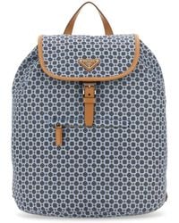 Prada - Printed Re-Nylon Backpack - Lyst