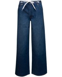 A.P.C. - Wide Leg Jeans - Lyst