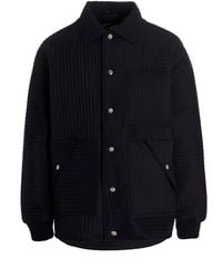 Khrisjoy - 'Chore Quilted Stripes' Down Jacket - Lyst