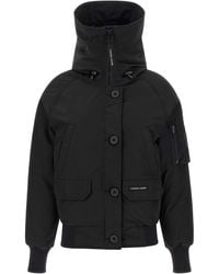 Canada Goose - Cropped Hooded Down Jacket With Flap Pockets - Lyst