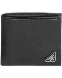 Prada - Saffiano Leather Wallet - Lyst