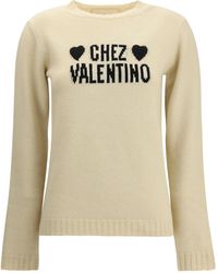 Valentino - Chez Wool Sweater - Lyst