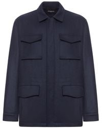 Kiton - Multi-Pocket Cashmere Field Jacket - Lyst