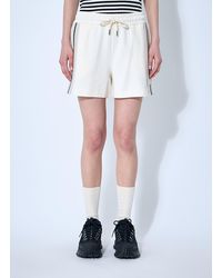 Moncler - Logo Patch Track Shorts - Lyst