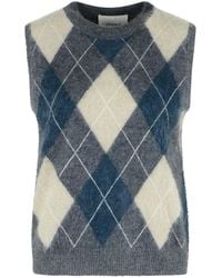 Lisa Yang - 'Yasmine' Graphite Cashmere Vest - Lyst