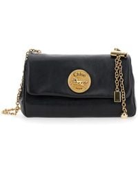 Chloé - 'Heritage' Crossbody Bag With Chain-Link Shoulder Strap An - Lyst
