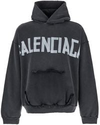 Balenciaga - Hooded Sweatshirt - Lyst