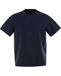 Herno - Stretch Cotton T-Shirt - Lyst
