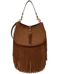 Etro - Shoulder Bag 'Pony Suede Bag' With Leather Details - Lyst
