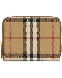 Burberry - Printed E-Canvas Wallet - Lyst