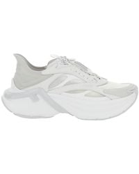 Fendi - 'F-Light' Low Top Sneakers With Ff Motif On The Side And Chunky Sole - Lyst