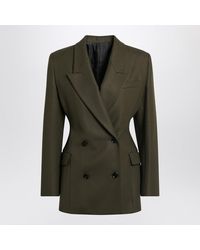 Alaïa - Double-Breasted Wool Jacket - Lyst