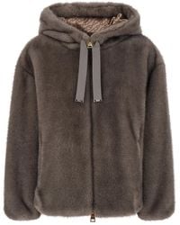 Herno - Hooded Jacket With Drawstring - Lyst