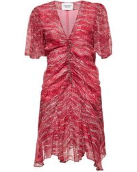 Isabel Marant - Marant Etoile Printed Muslin Short Vivienne Dress - Lyst