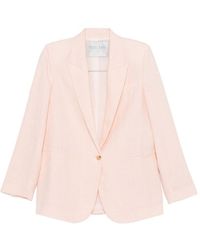 forte_forte - Linen Single-Breasted Jacket - Lyst
