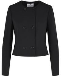Courreges - Wool Blend Jacket - Lyst