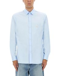 Moschino - Classic Cotton Poplin Shirt - Lyst