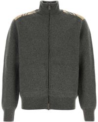 Burberry - Turtle Neck Cardigans - Lyst