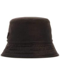 Prada - Cotton Bucket Hat - Lyst