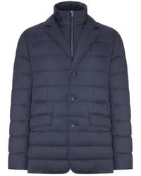 Herno - Padded Blazer-Style Down Jacket With An Inner Bib - Lyst