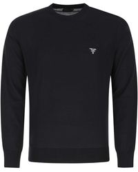 Prada - Midnight Wool Sweater - Lyst